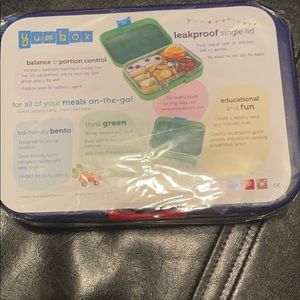 Kids yum box lunch box new